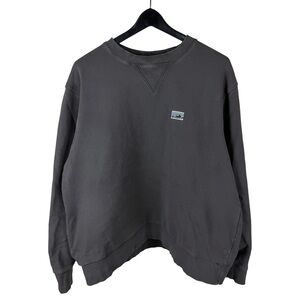 Mens Patagonia Regenerative Organic Glacier Pullover Grey Sweatshirt Size L